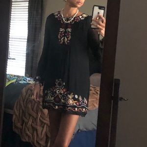 Black MM Couture by Miss Me embroidered dress